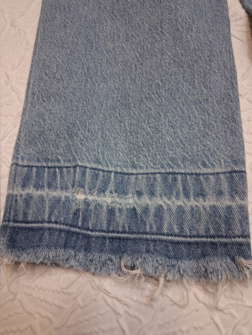 Madewell Light Blue Straight-Leg High-Rise Jeans - Picture 15 of 16